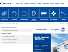 Tablet Screenshot of instalacja.pl